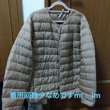 UNIQLO 울트라 라이트 다운 짙은 베이지 3XL (블랙 파우치 포함)