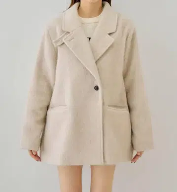 Chico 치코 샤기 자켓 코트