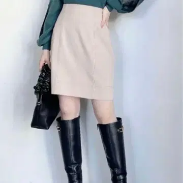 RESEXXY 더블 스티치 미니 스커트