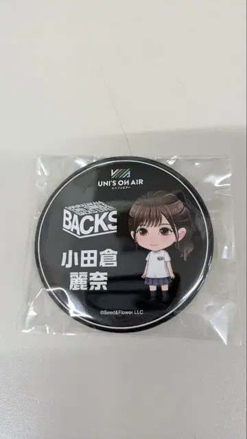 사쿠라자카46 12th BacksLive 원형 캔뱃지 오다쿠라