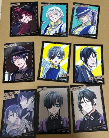 블랙 집사 Black Label 구매 혜택 캐릭터 카드 전 9종 컴프