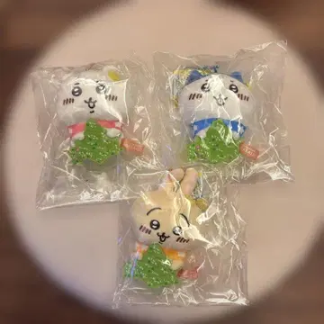 지역 한정 치이카와 (먼작귀) 홋카이도 한정 봉제 인형 키체인 3개 세트