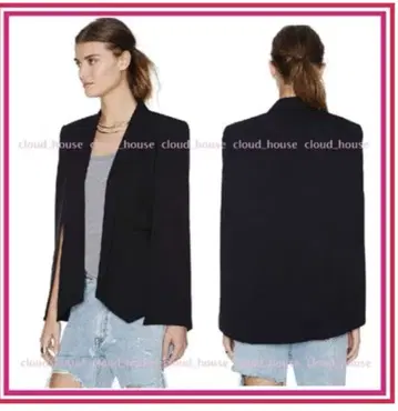 Nasty Gal 노카라 자켓 블랙