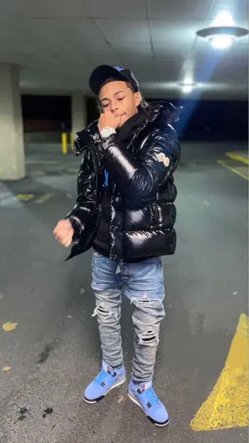 BEN DAVIS 블랙 다운 자켓 M