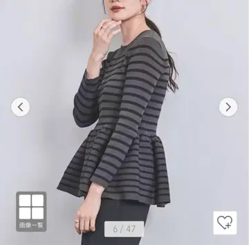 UNITED ARROWS / 유나이티드 애로우즈 P 페플럼 니트