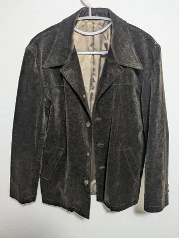 RAGGIO DEST 브라운 테일러드 자켓 면 100% 일본제