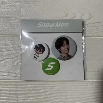 Snow Man POP-UP 서울 한국 한정판 캔뱃지 세트 아베 료헤이