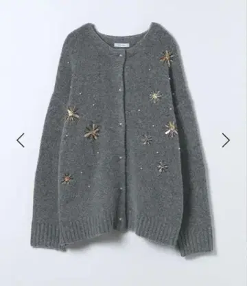 모티브 비즈 가디건 그레이 JEANASIS