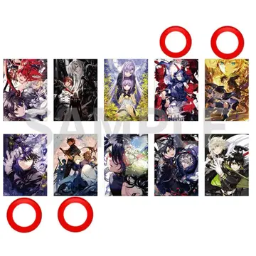 종말의 세라프 10주년 기념전 4장 세트 포스터 시노아 히이라기 미카엘라