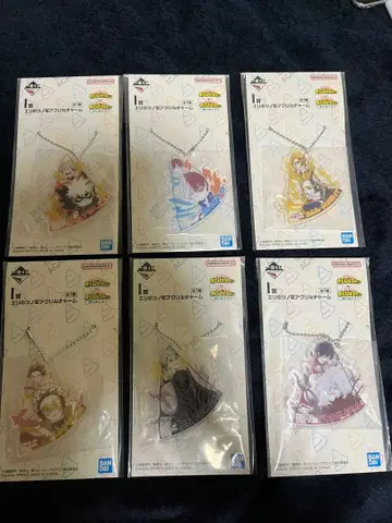 나의 히어로 아카데미아 더 멀리 I상 뿔 모양 아크릴 참 6종 세트