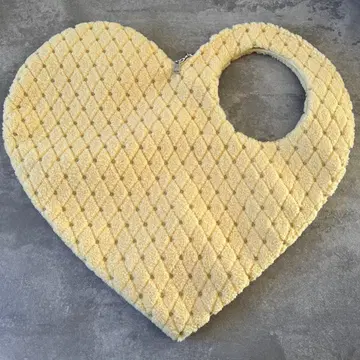 정품 Bibiy ODETTE BOA HEART BAG 핸드백