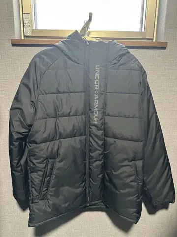 언더아머 블랙 다운 자켓 XL