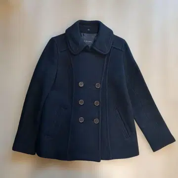 질스튜어트 울 더블 브레스트 코트 블랙 S 캐시미어