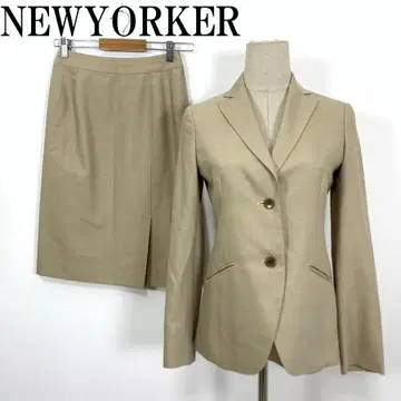 LA7135 뉴요커 실크 스커트 셋업 베이지 7