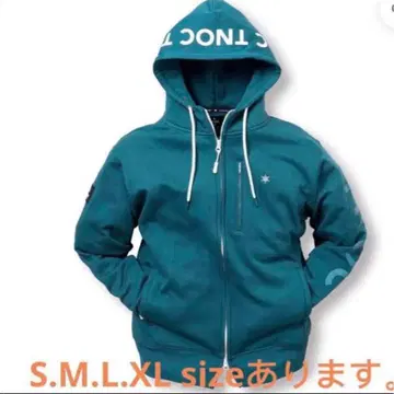 TNOC 후드 부착 후드티 L 파랑 ZIPUP YT-3