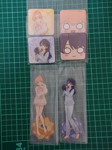 하스노소라 세가 럭키 쿠지 아크릴 스탠드 하나호 사야카