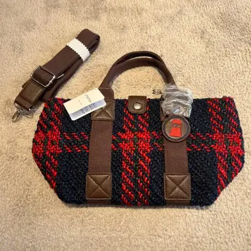 PICONE ACCESSOR 트위드 핸드백 숄더 2way