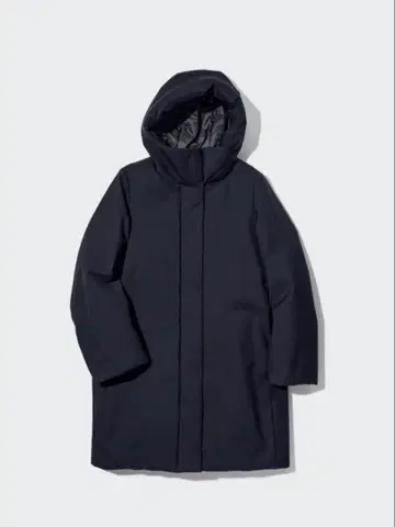 UNIQLO 하이브리드 다운 코트 네이비 XL