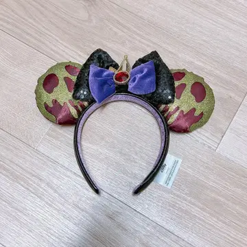 홍콩 디즈니 백설공주 여왕 머리띠 할로윈