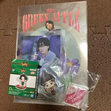 미세스 제일복권 오오모리 모토키 클리어 파일 아크릴 펜 스탠드 세트