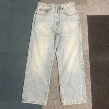 ZARA 라이트 블루 와이드 레그 데님 EUR38