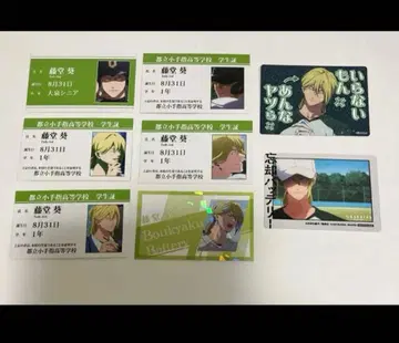 망각 배터리 카드 토도 아오이 8점