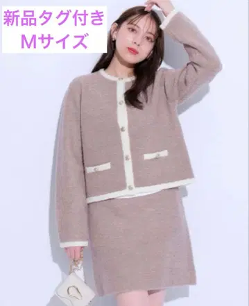 [택 포함 새상품] 마이 스트라다 부클레 자켓 셋업 베이지 M
