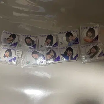 사카미치 시리즈 아이돌 핀 배지 9개 세트