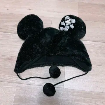 디즈니 미키 팬캡 블랙