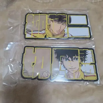 신 테니스의 왕자님 빅 아크릴 플레이트 키링 야나기 렌지 키리하라 아카야