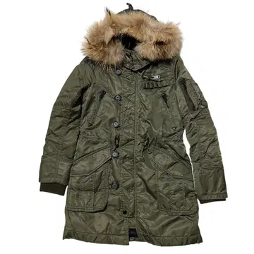 MOUSSY 마우지 Y2K 퍼 후드 모즈 코트 S 사이즈