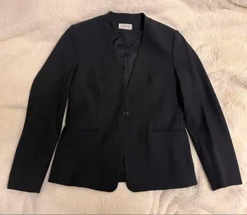 PLST 웜 리저브 노카라 자켓 블랙