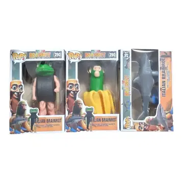 익명 배송 Italian Brainrot POP! 피규어 3체 세트