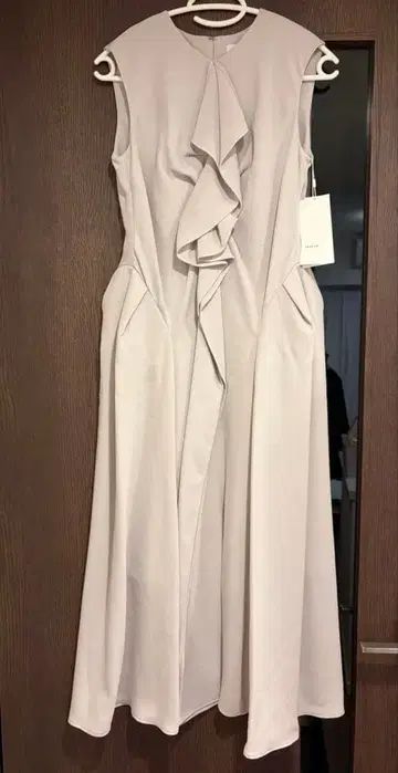 FRAYI.D 프론트 프릴 플레어 원피스