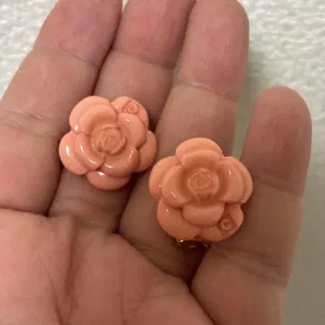 클레이사스 CLATHAS 귀찌 플라워 까멜리아 코랄 핑크