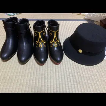 시마무라 치하루 아나와 눈의 여왕 숏부츠 2켤레 모자