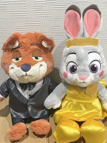 주토피아 2 FukuFuku V-BIG 봉제 인형 닉 주디