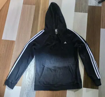adidas 블랙 스트라이프 후드티