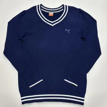 푸마 골프 스웨터 니트 코튼 네이비 남성용 XL