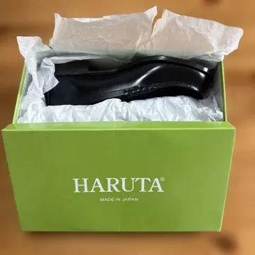 [ 미사용 ] HARUTA 하루타 로퍼 304 블랙 25cm