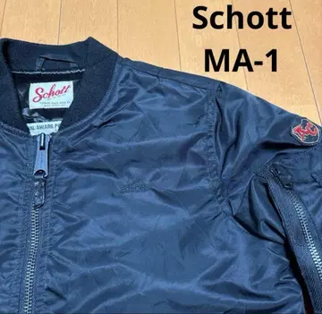 Schott MA-1 자켓 네이비