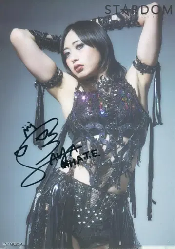 카미타니 사야 친필 사인 포트레이트 스타 STARDOM