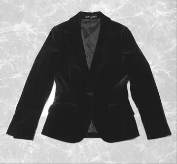 새상품급 Theory 벨로아 테일러드 자켓 0 블랙