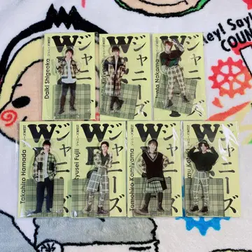 쟈니즈 WEST 미개봉 아크릴 스탠드 7개 세트