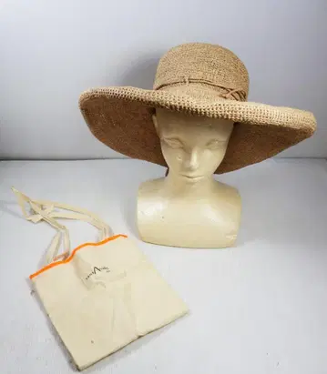 Sans Arcidet 산아르시데 여성용 라피아 햇 마그놀리아