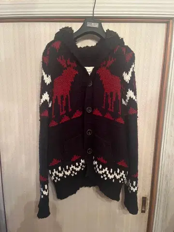 Abercrombie & Fitch 후드 부착 니트 L 사이즈