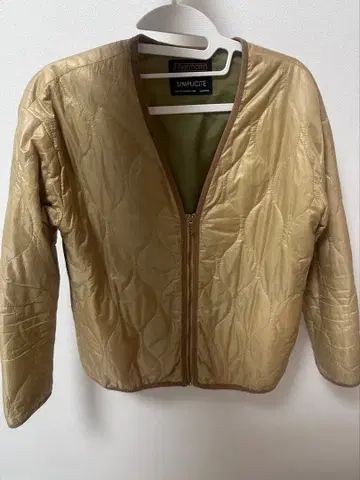 퀼팅 자켓 골드 M