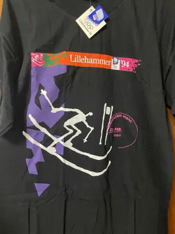 릴레함메르 '94 기념 티셔츠 레어 올림픽