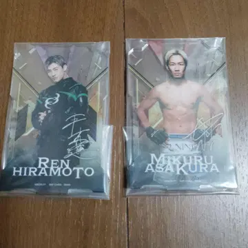 제일복권 RIZIN A상 히라모토 렌 아사쿠라 미쿠루 아크릴 스탠드 세트