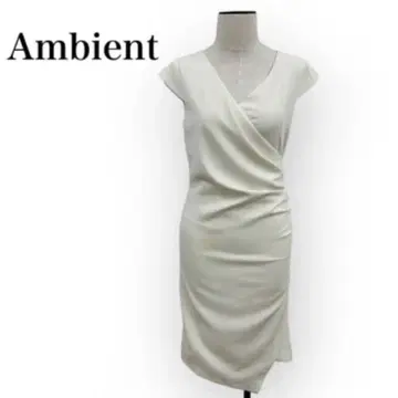 Ambient 앰비언트 반팔 카슈쿨 원피스 화이트 원피스